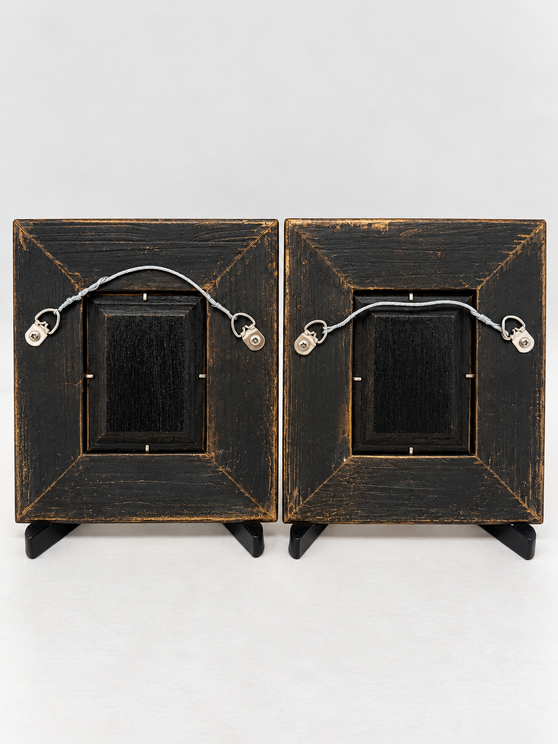 Golden Songbirds | Pair of Framed Bird Oil Paintings | $250 Pair / $150 Each