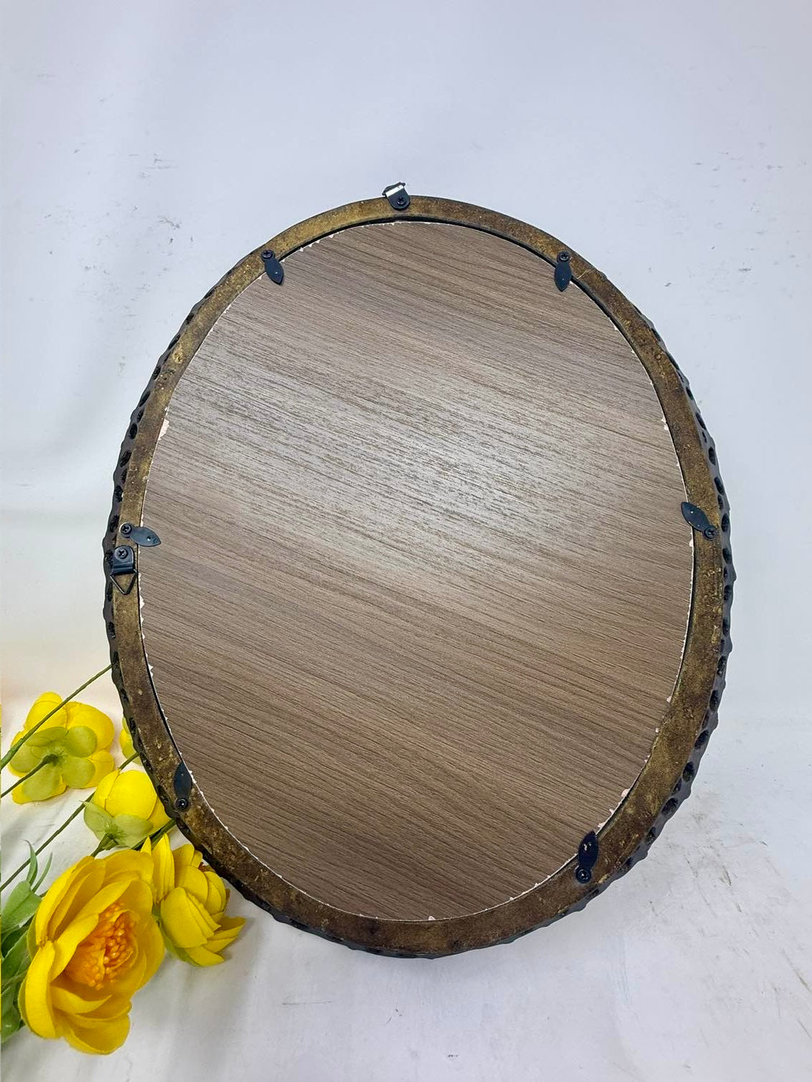 Ornate Oval Picture Frame | Decorative Bronze & Gold-Tone Frame