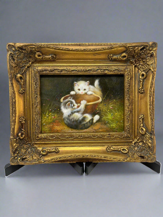 Playful Companions in a Meadow