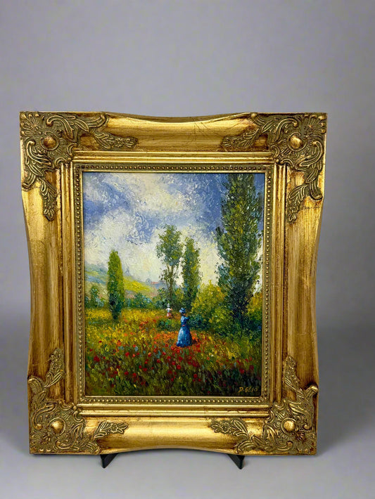 ๐พ Meadow Walk beneath Tall Poplars