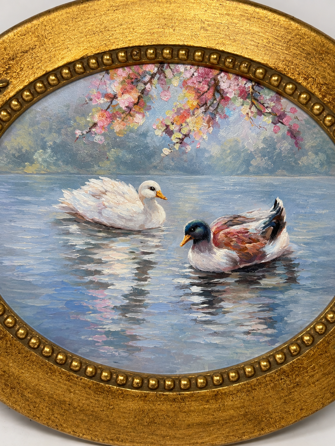 Quiet Waters | Framed Duck Oil Painting