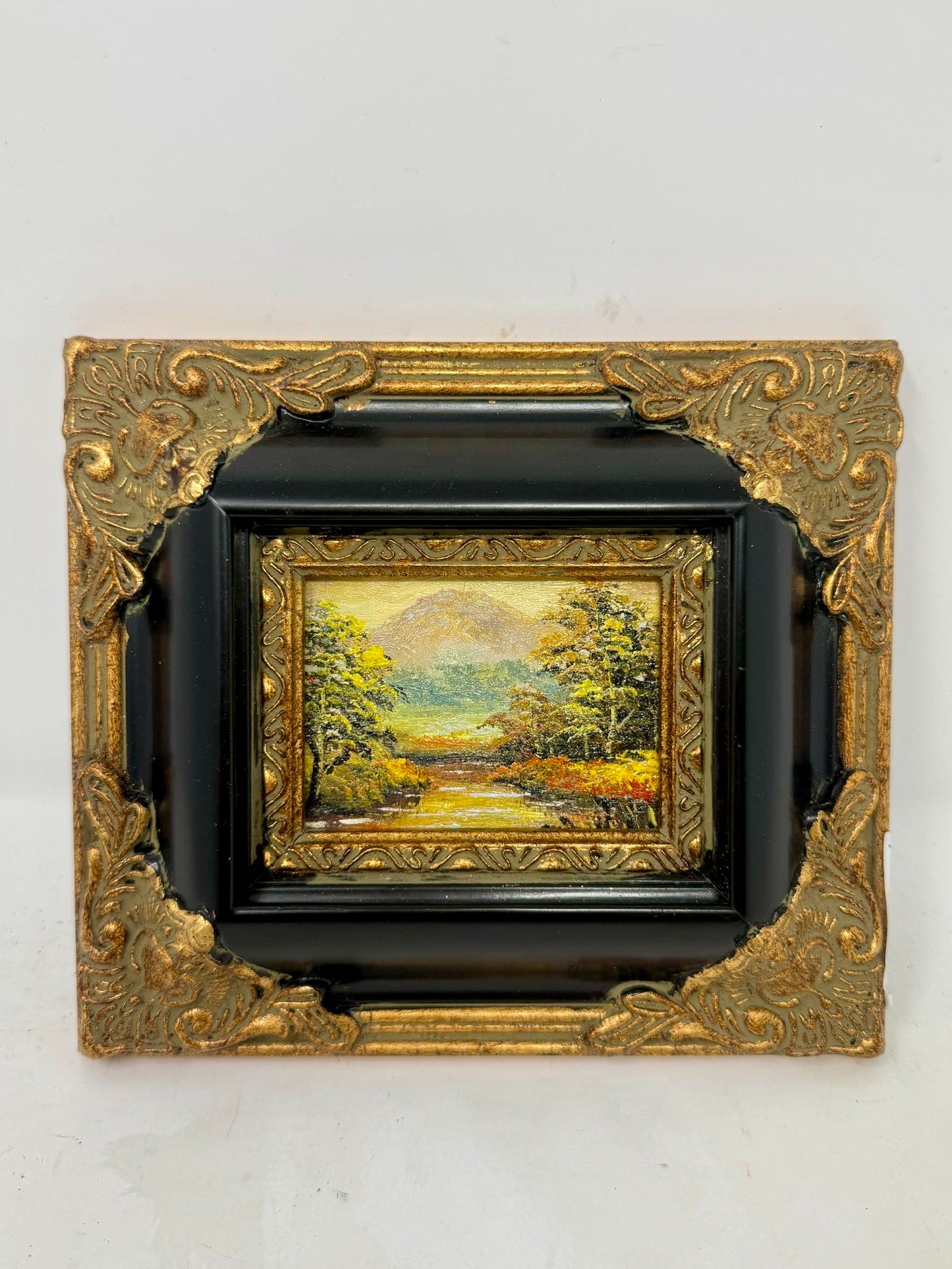 Mountain Lake Landscape Painting