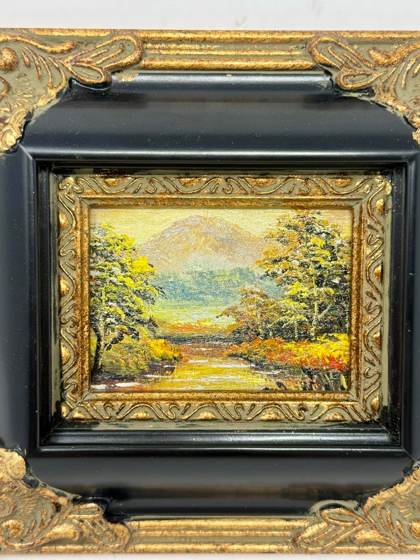 Mountain Lake Landscape Painting