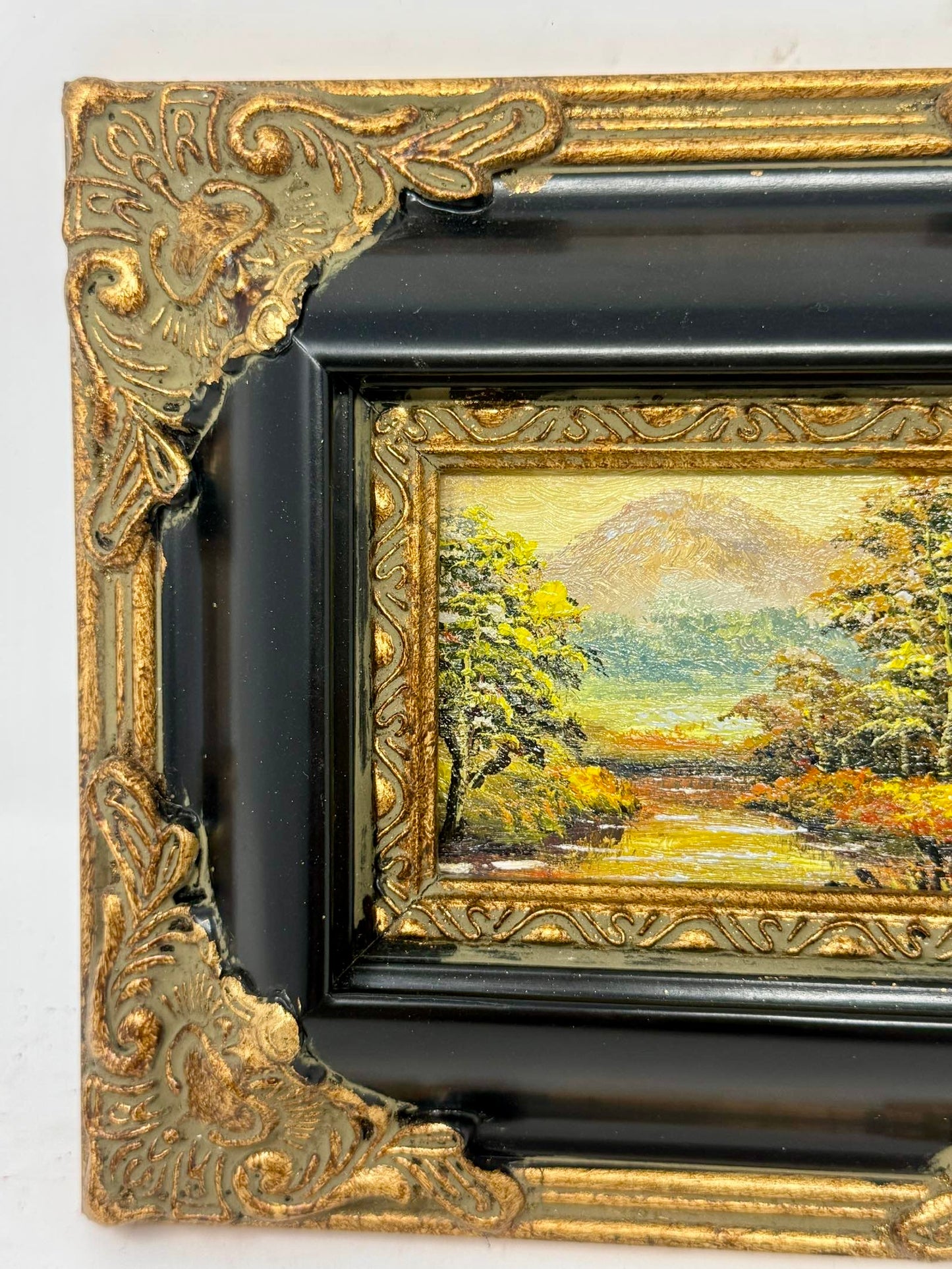 Mountain Lake Landscape Painting