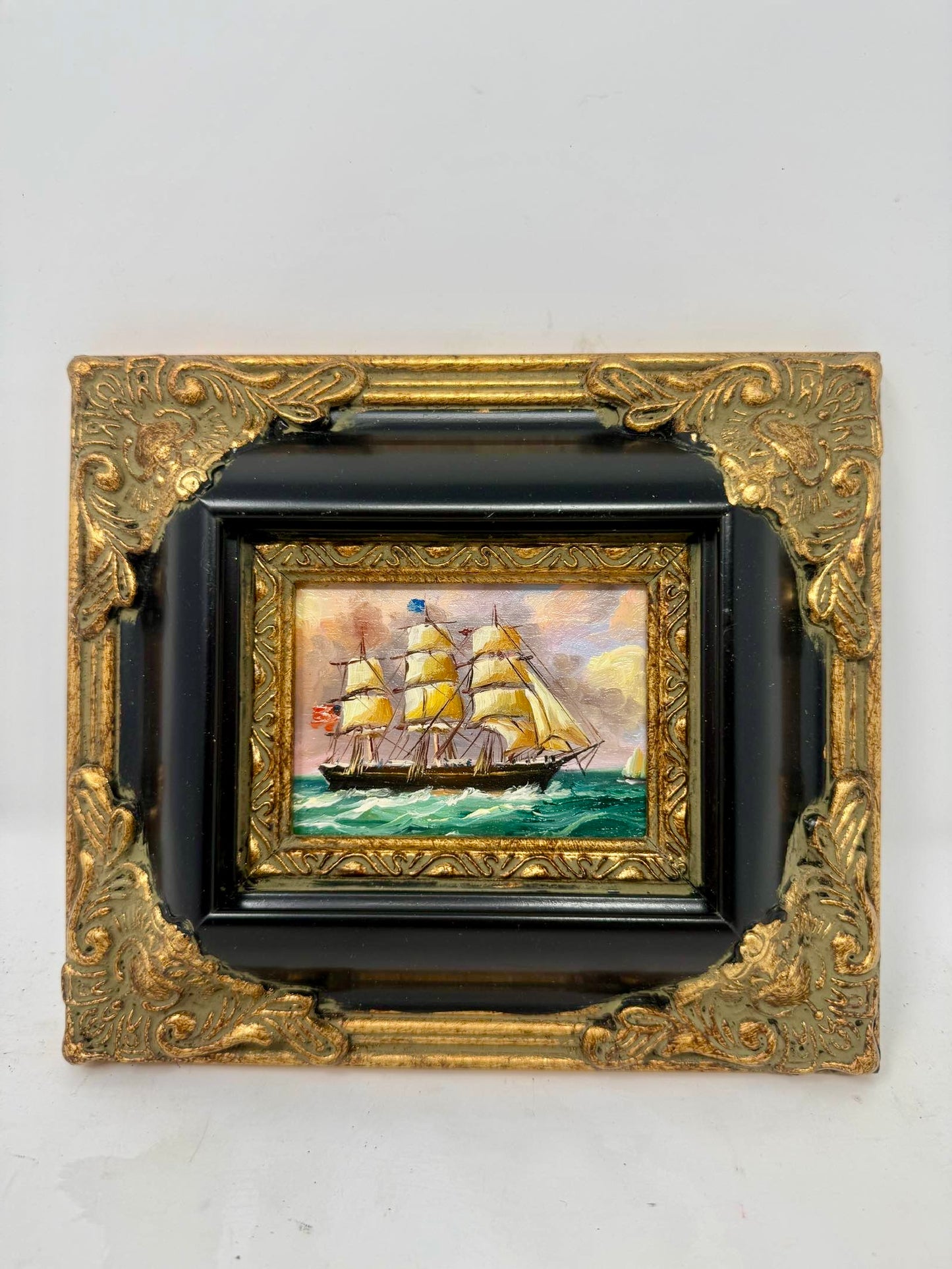 Sailing Ship Seascape Painting