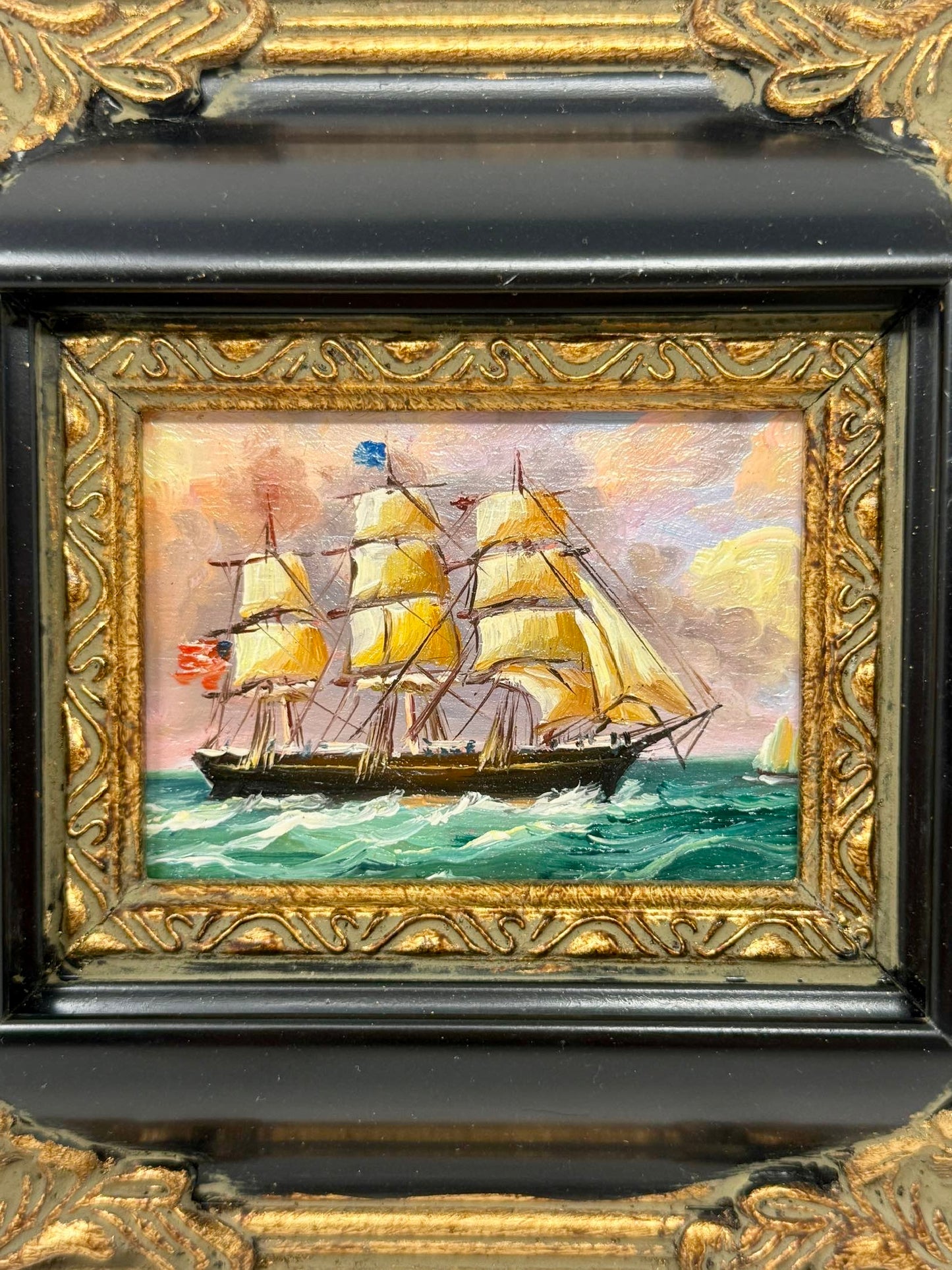 Sailing Ship Seascape Painting