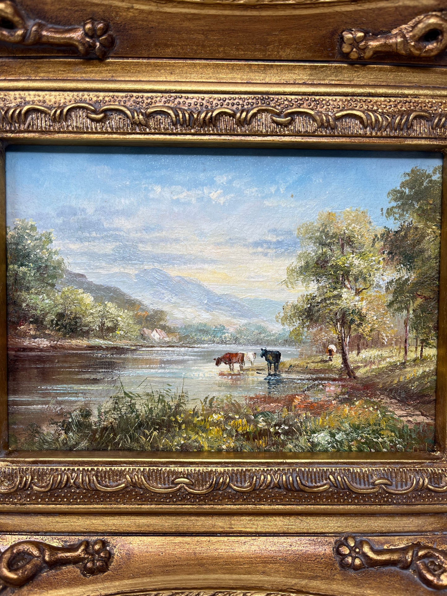 Riverside Harmony - A Pastoral Scene