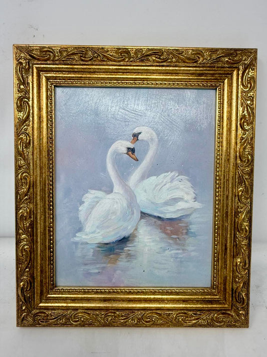 Swans Lake Painting