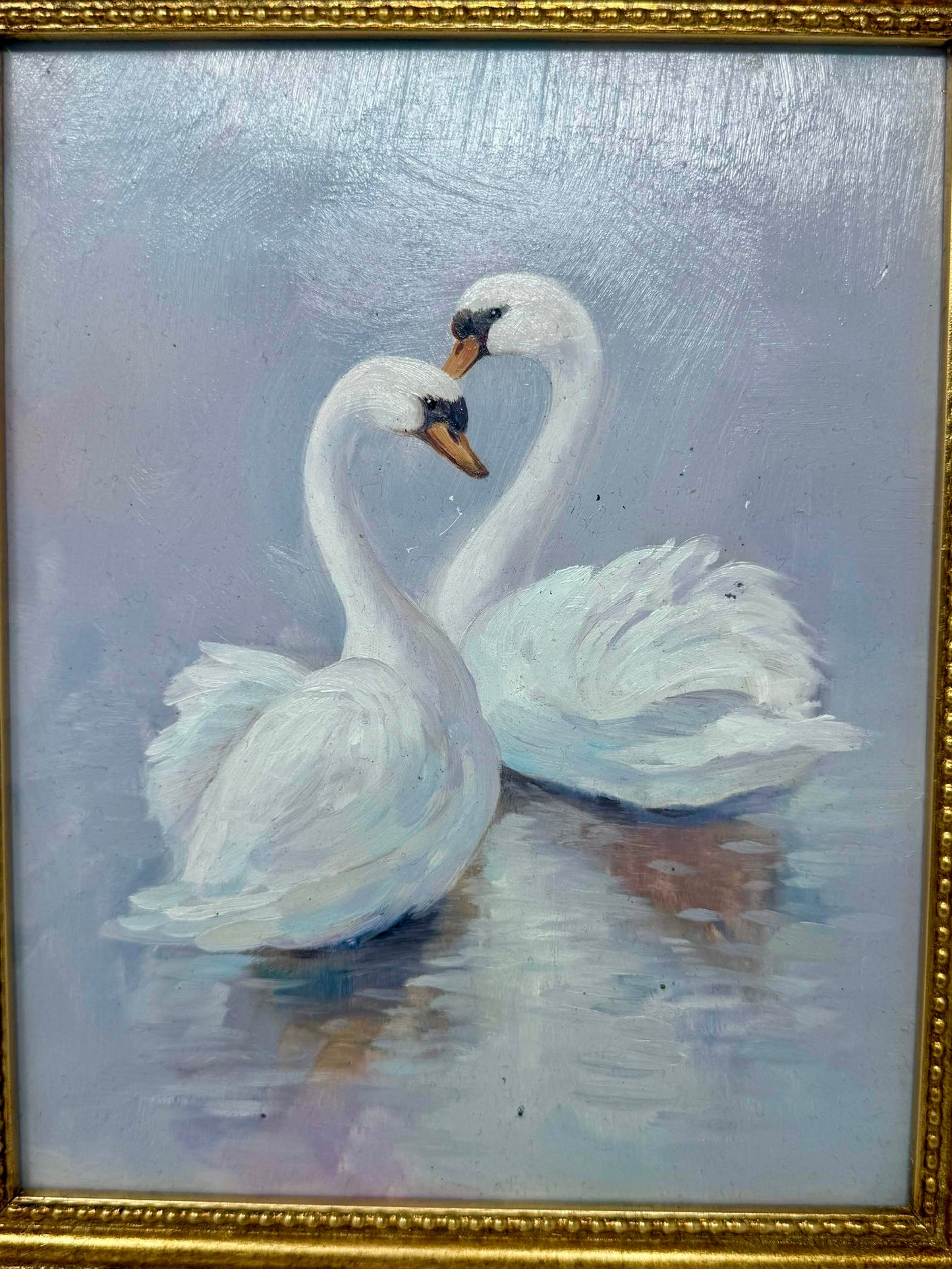 Swans Lake Painting