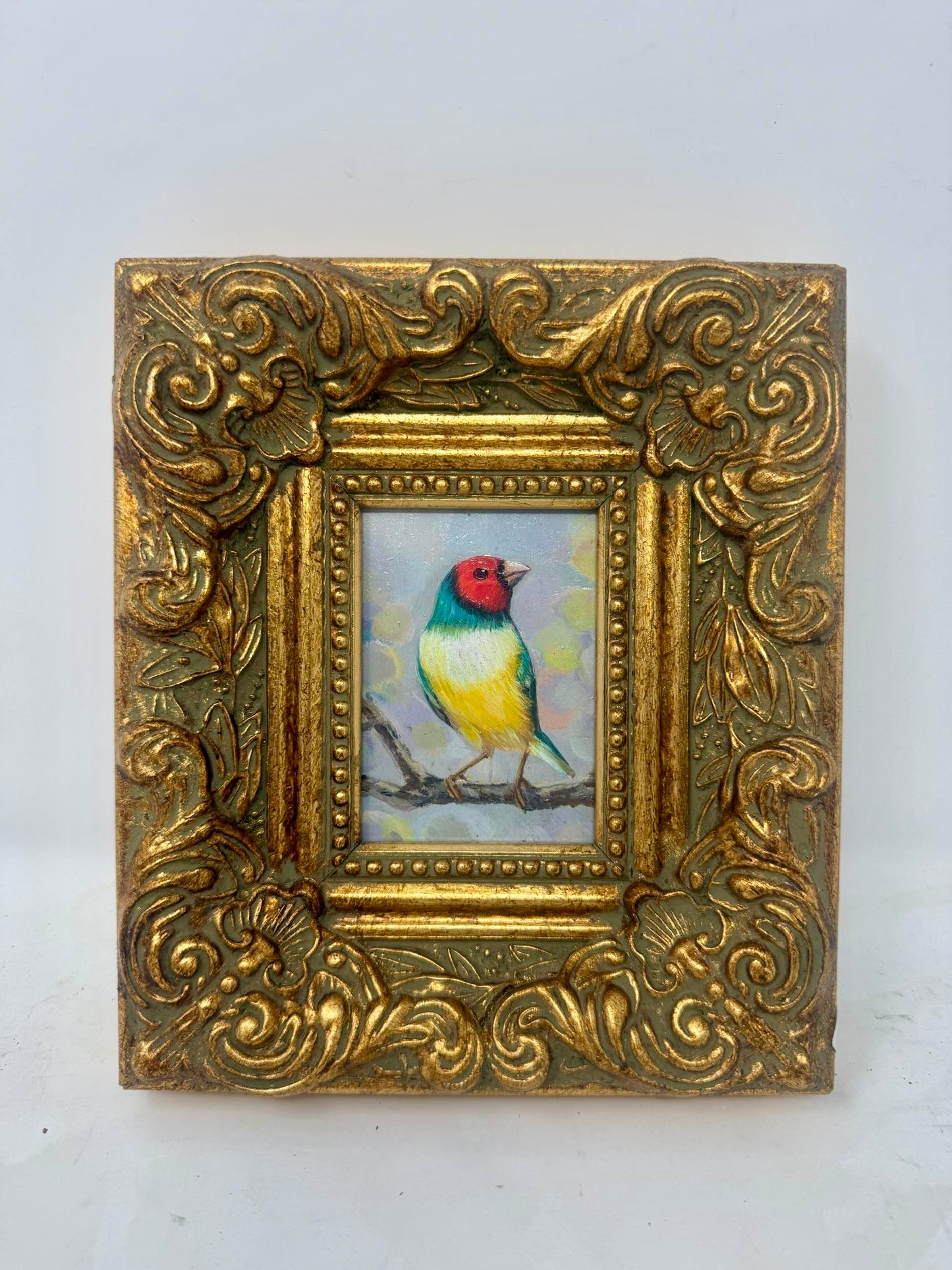 Colorful Songbird Painting