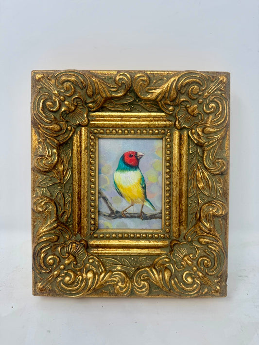Colorful Songbird Painting