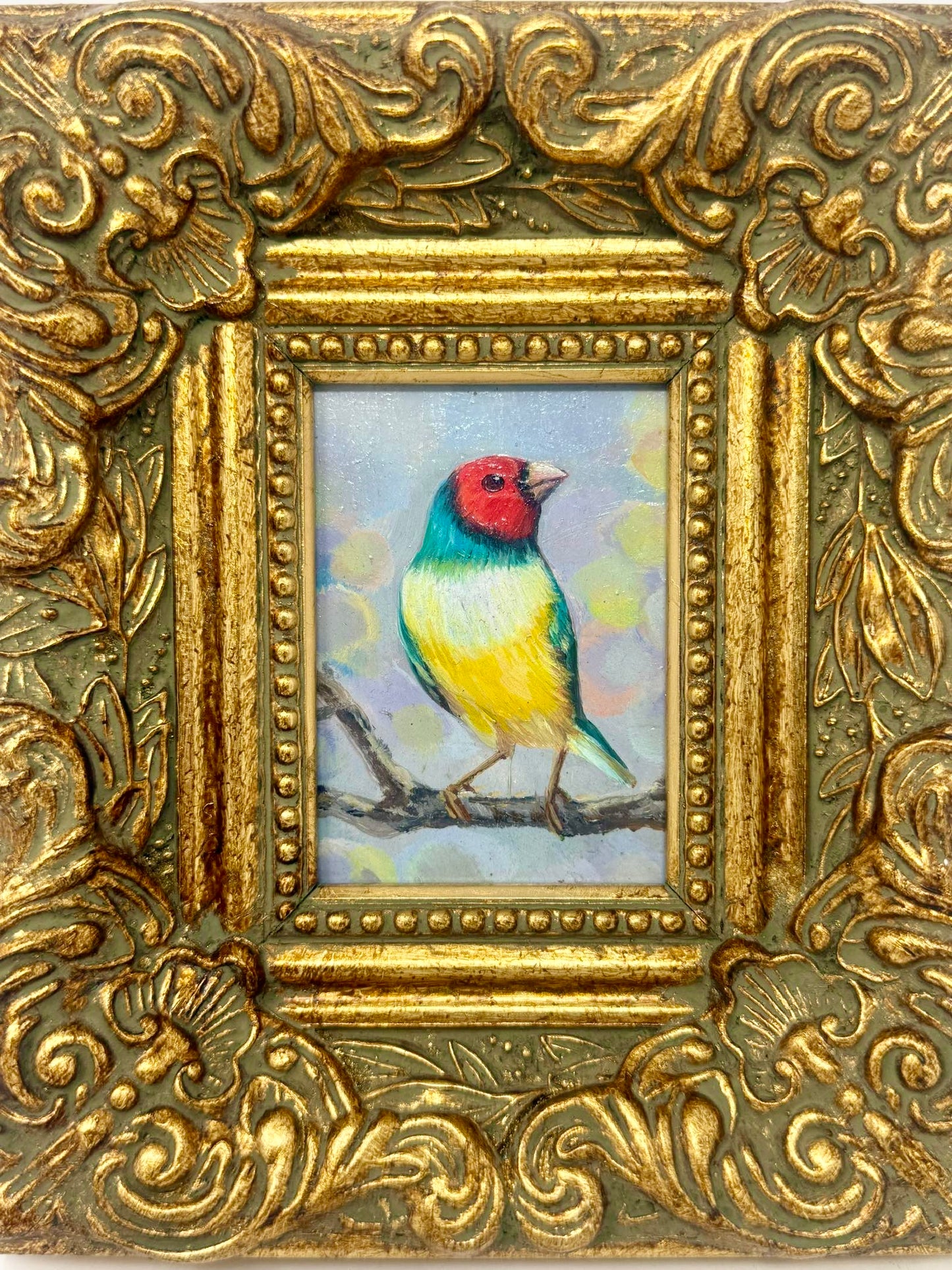 Colorful Songbird Painting