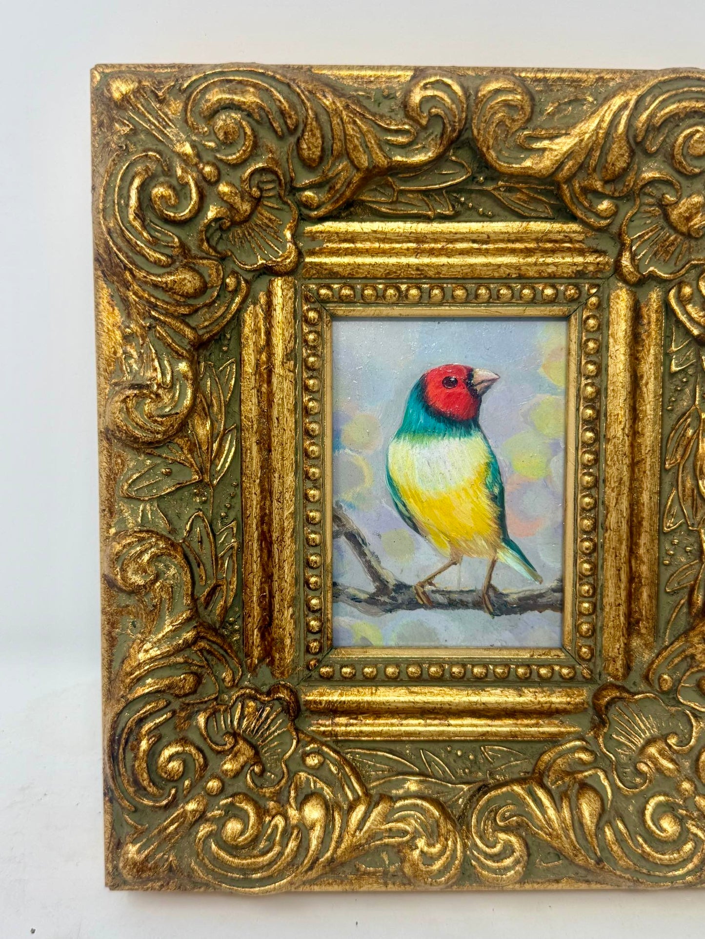 Colorful Songbird Painting
