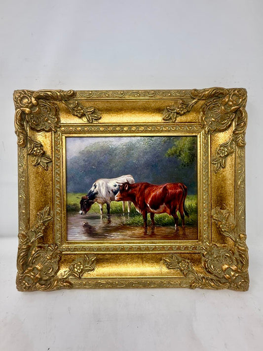 Quiet Waters: Cattle at the Stream
