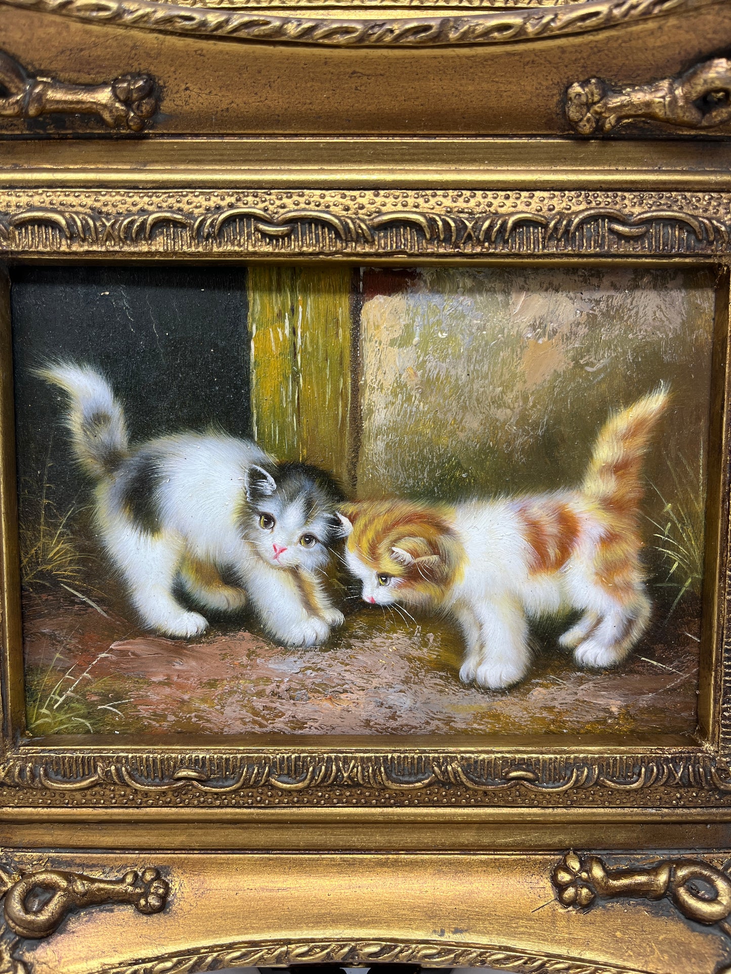 Playful Pair in the Barn
