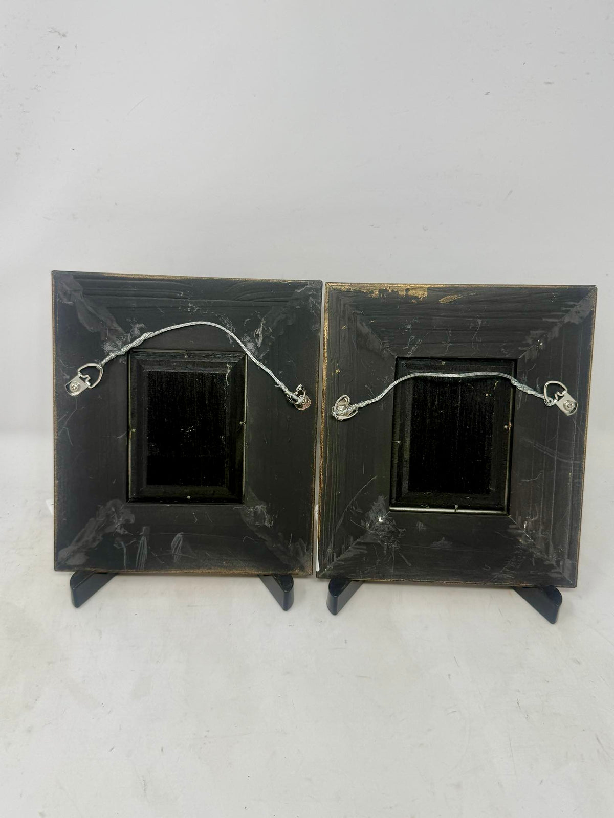 Golden Songbirds | Pair of Framed Bird Oil Paintings | $250 Pair / $150 Each