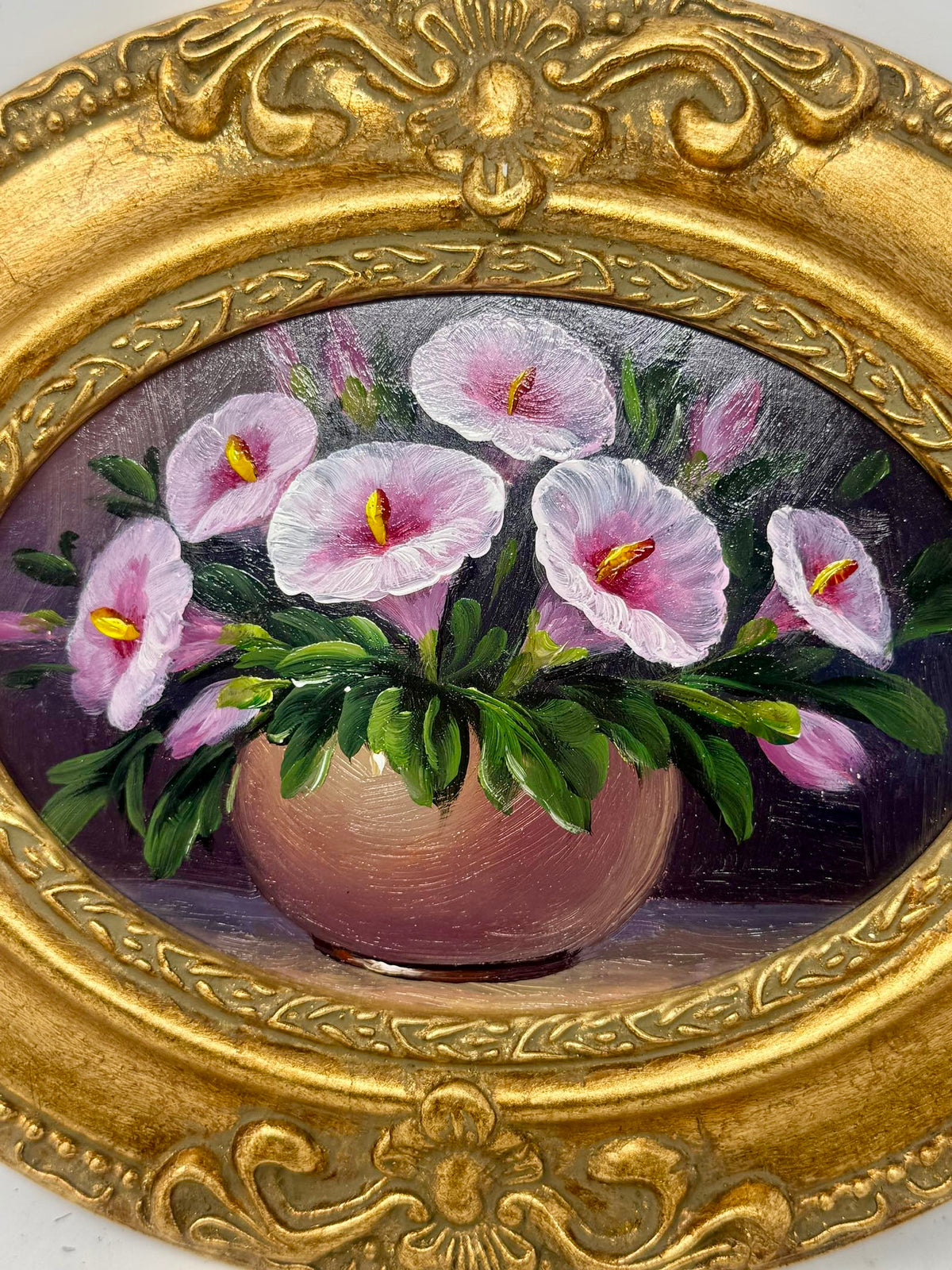 Calla Lily Reverie | Framed Floral Oil Painting