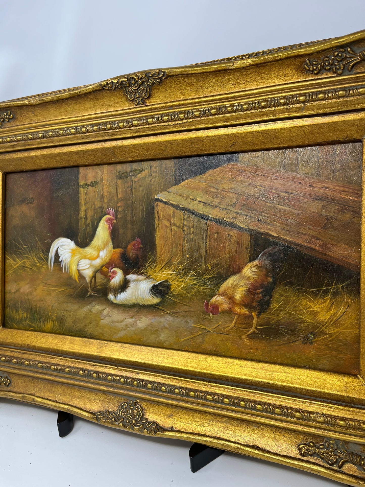 The Chickens Around the BarnHouse 22x13