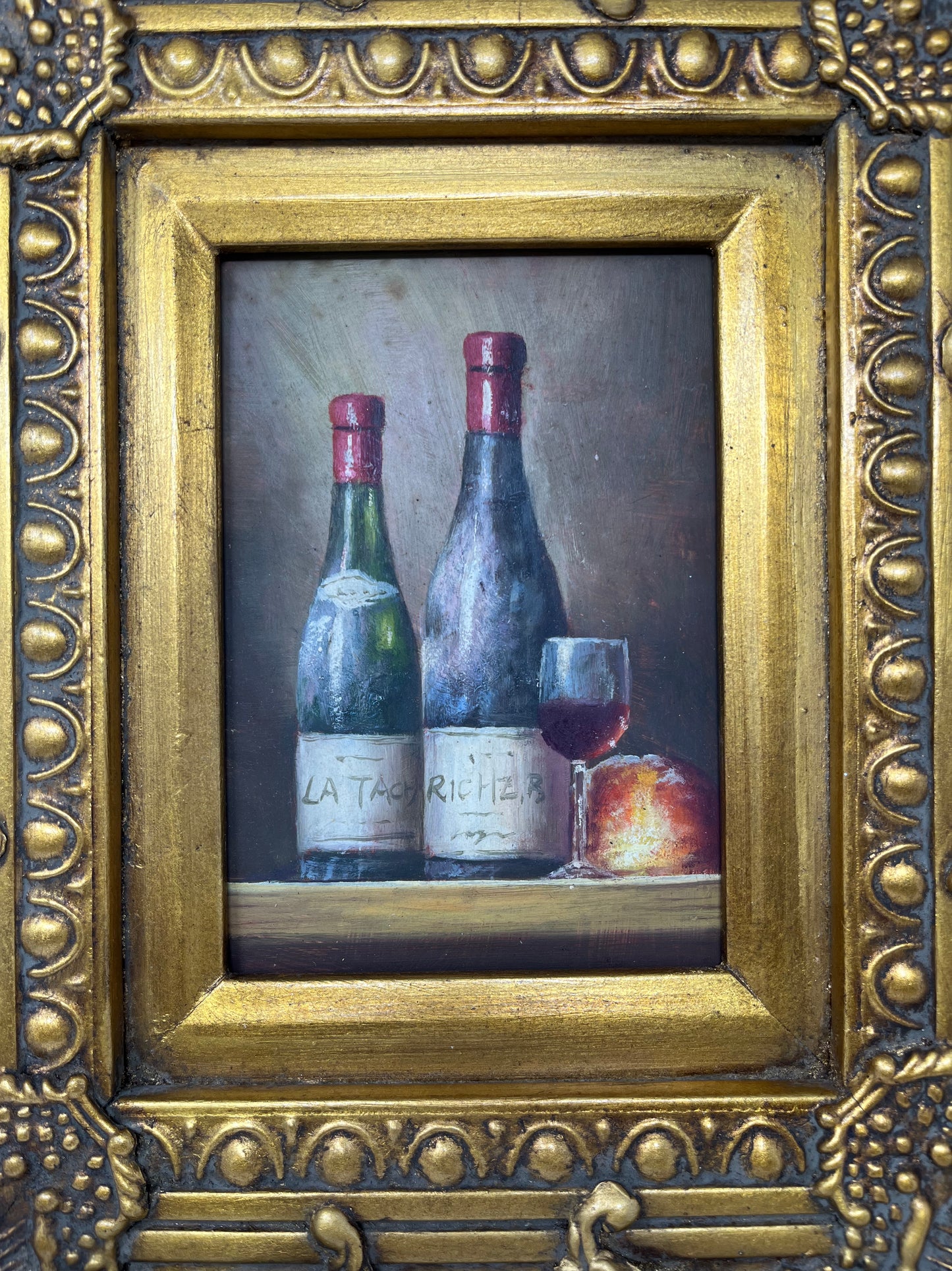 Two Wines and Bread 14x12