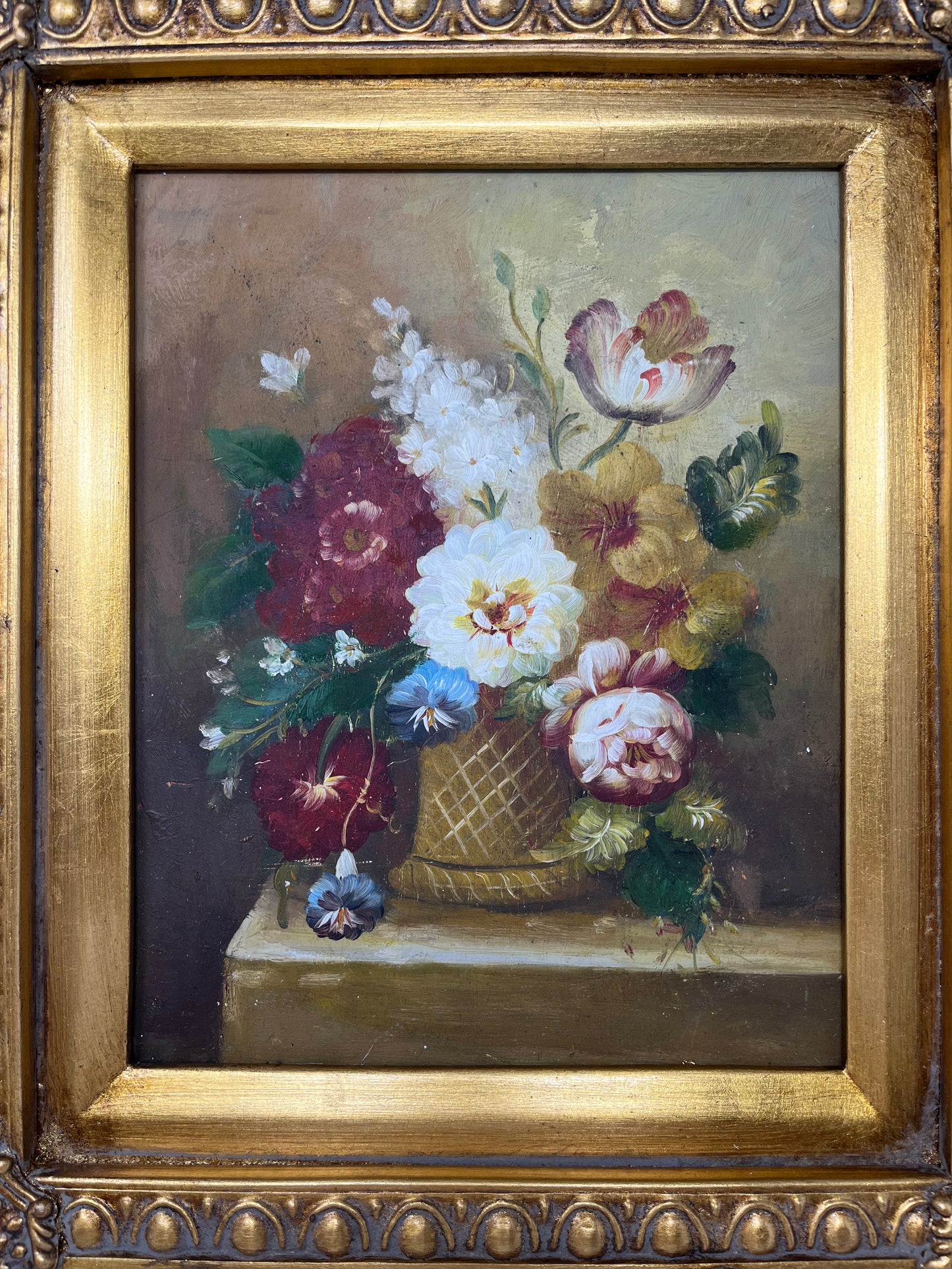 Bouquet in a Golden Frame