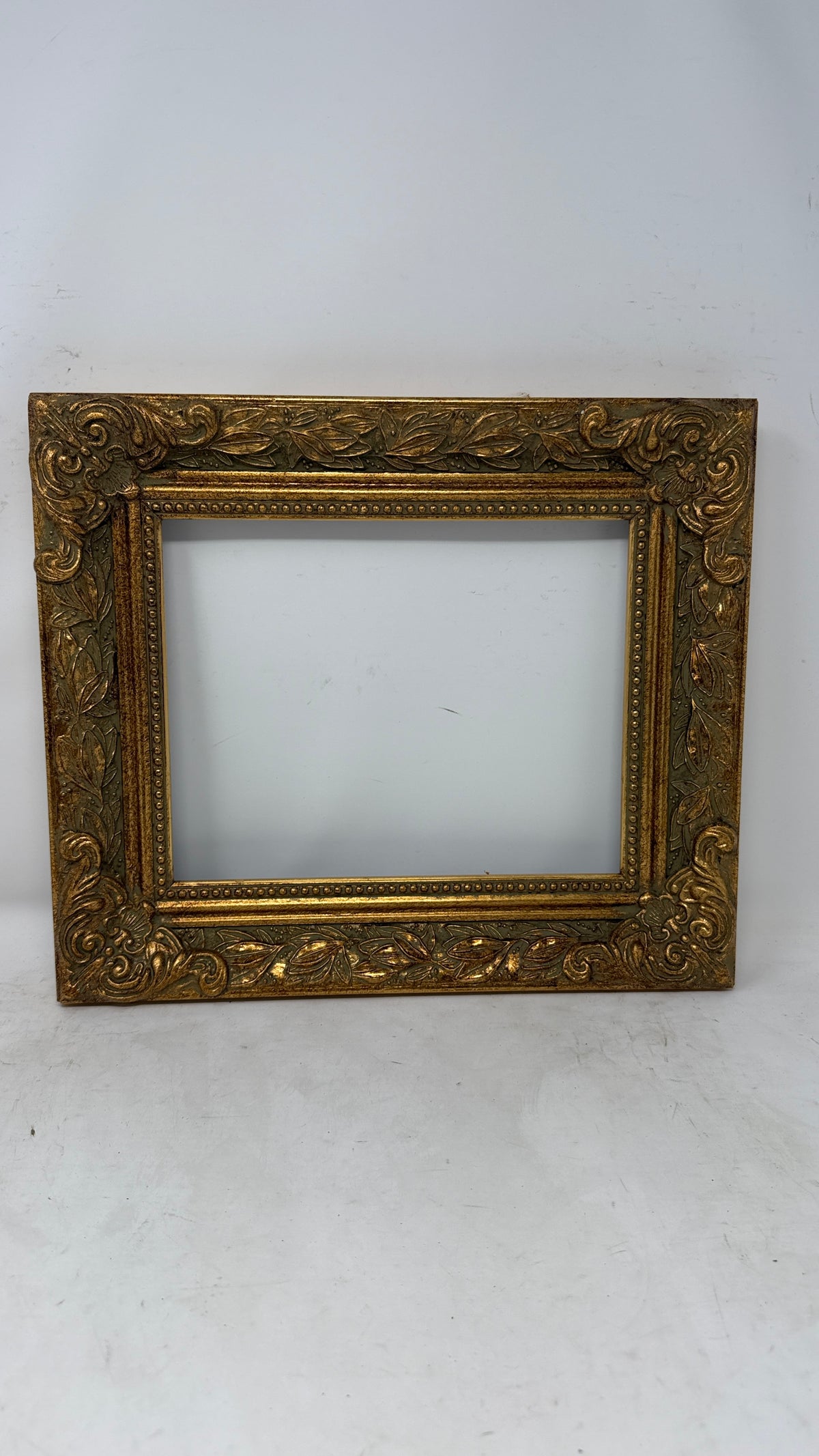 Autumn Garland — Ornate Gold-Tone Frame