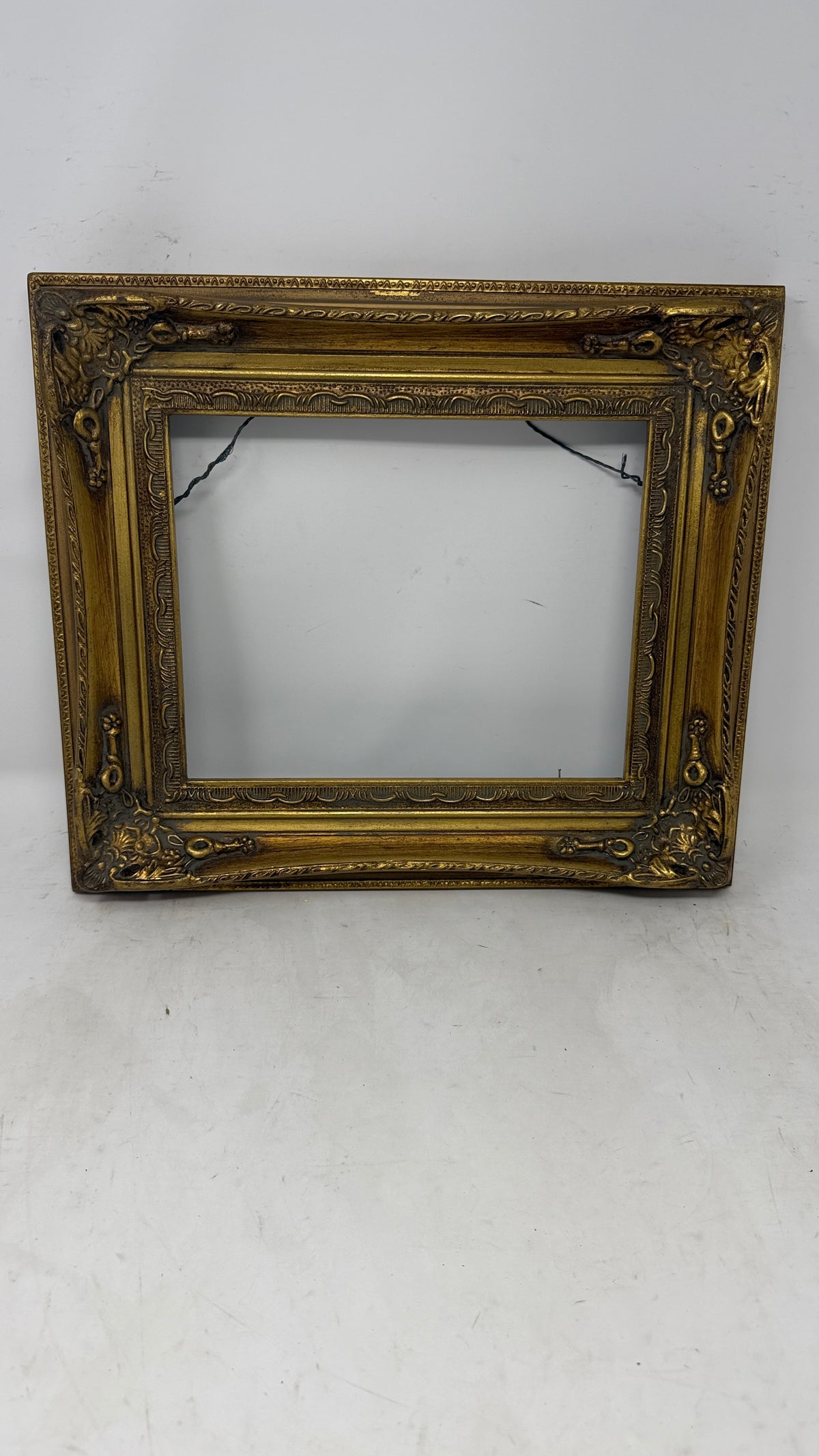 Ornate Antique Gold Picture Frame