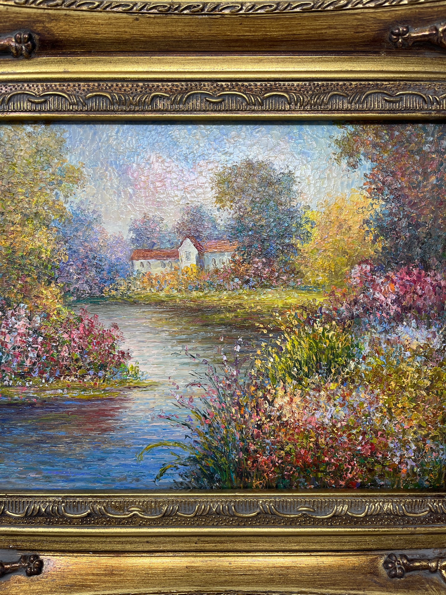 Floral Symphony by the Riverside