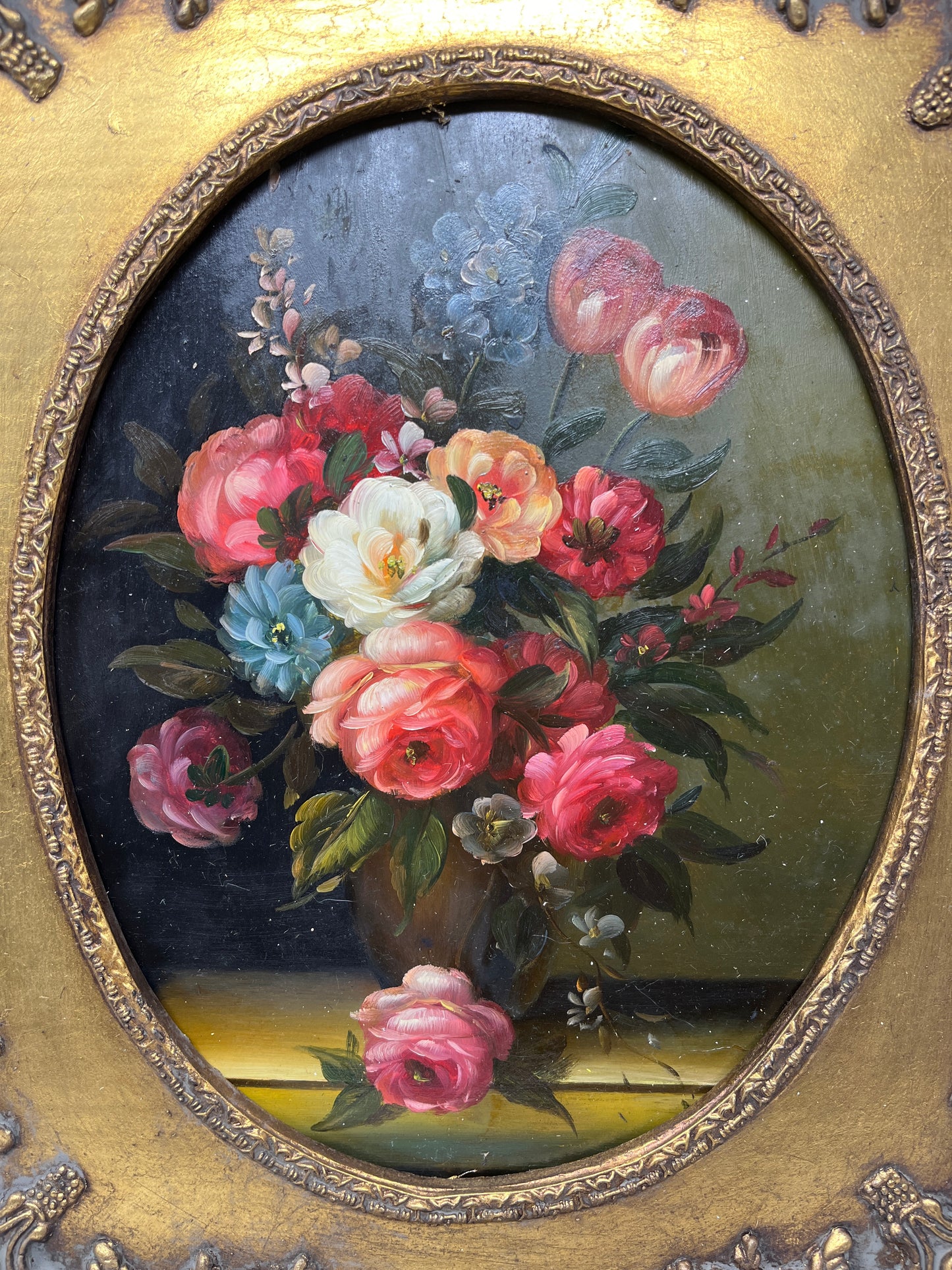 Radiant Bouquet in Vintage Vase