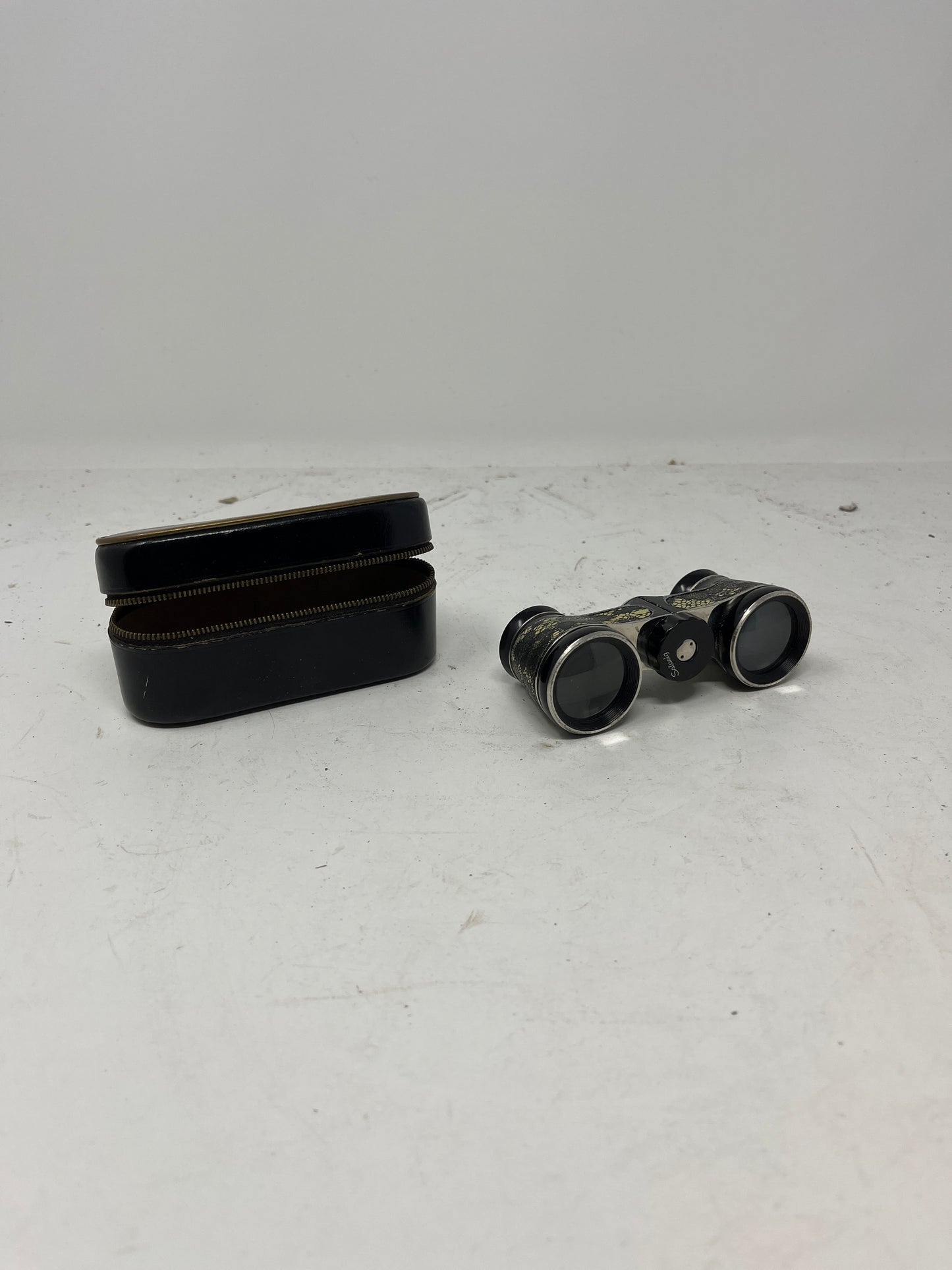 Antique Heri & Reuss Kassel Opera Binoculars with Original Case