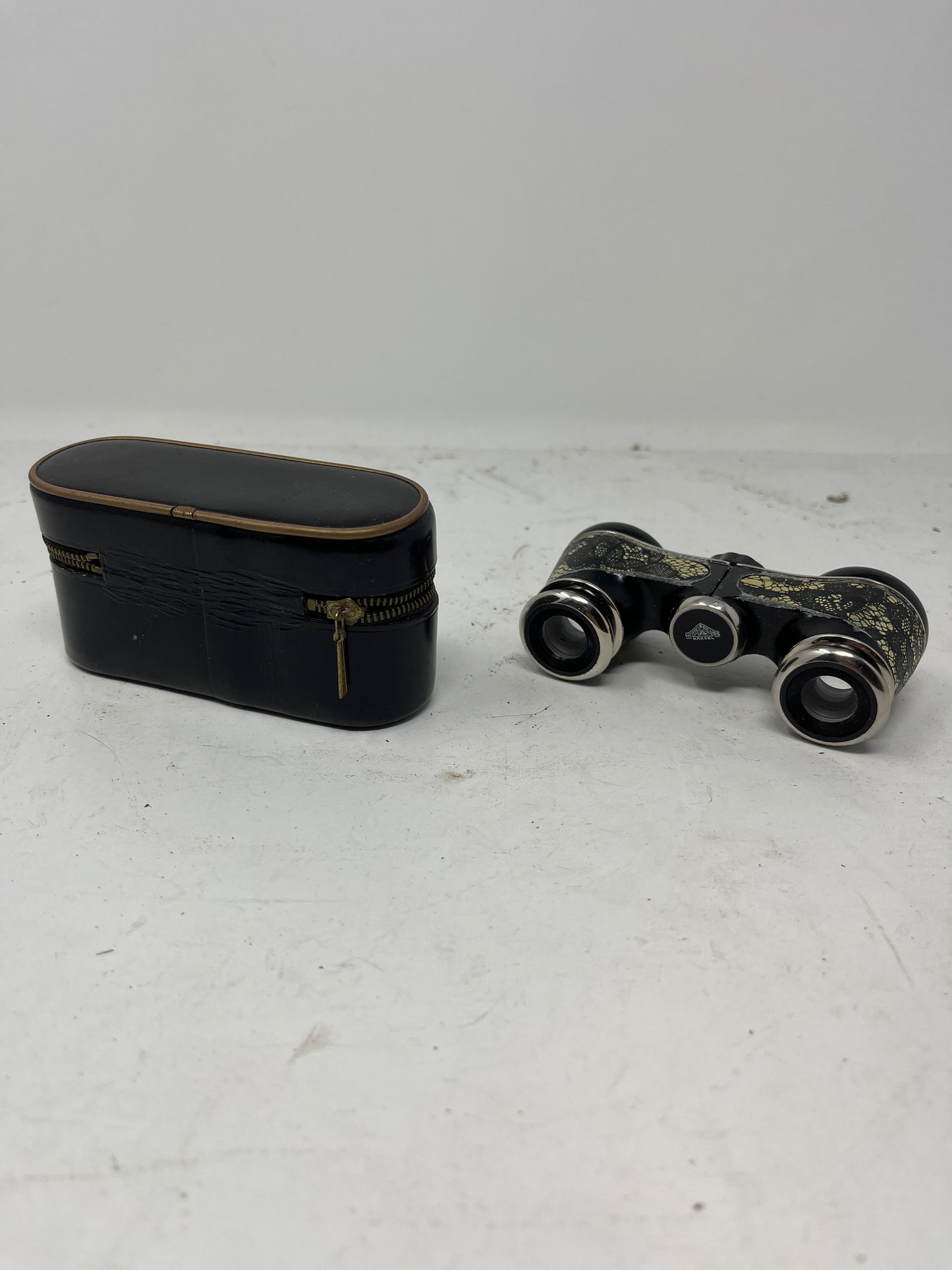 Antique Heri & Reuss Kassel Opera Binoculars with Original Case