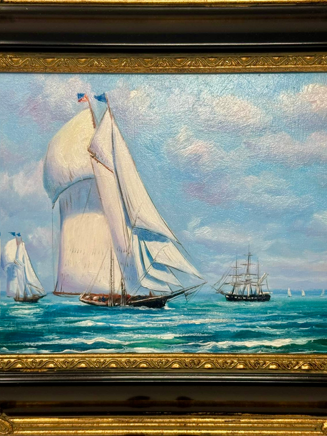 Sails in the Morning Light
