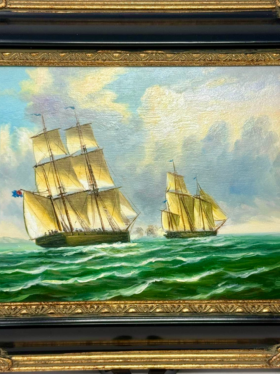 Sailing Ships Seascape Painting