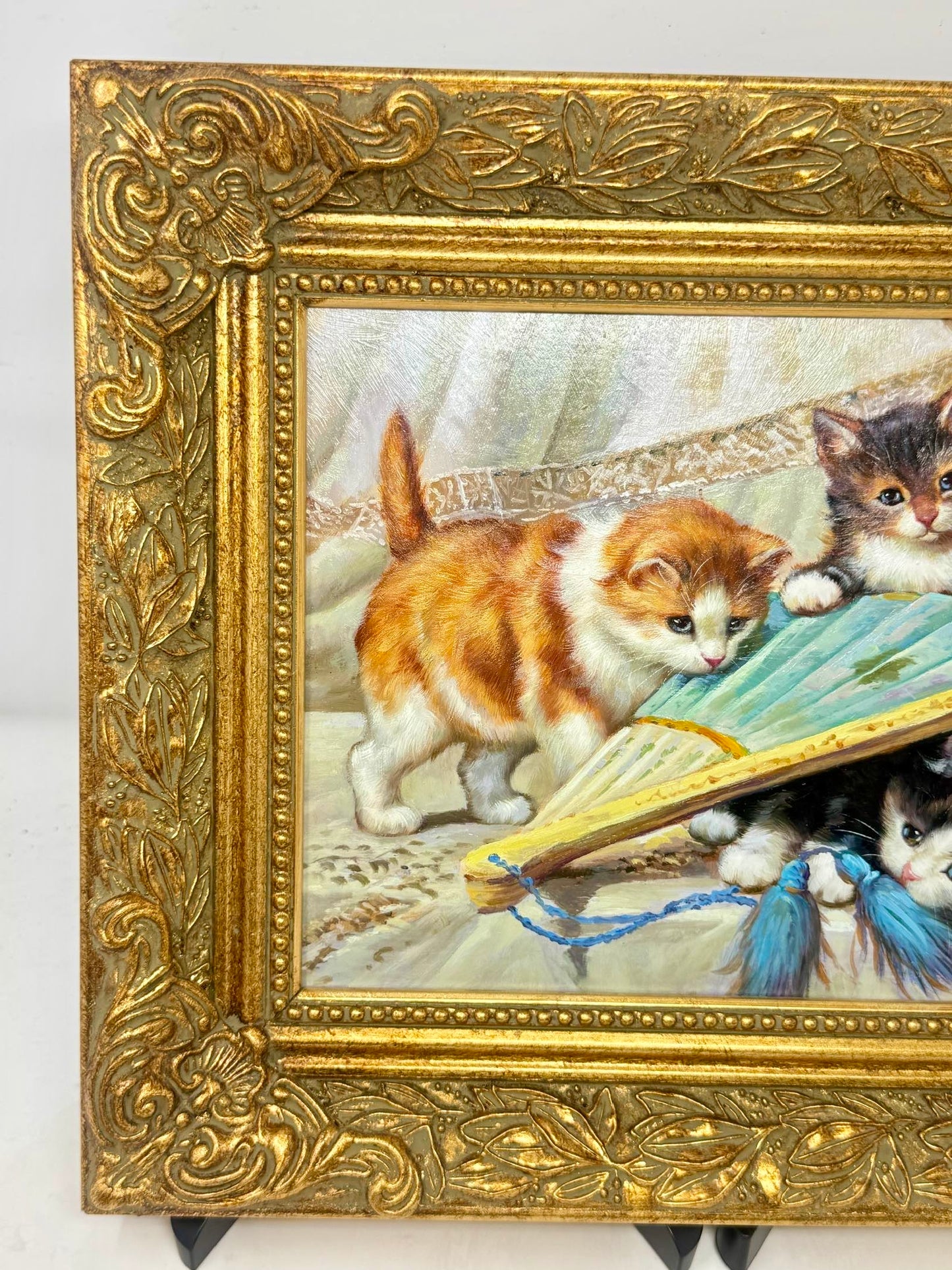Kittens with Book Painting