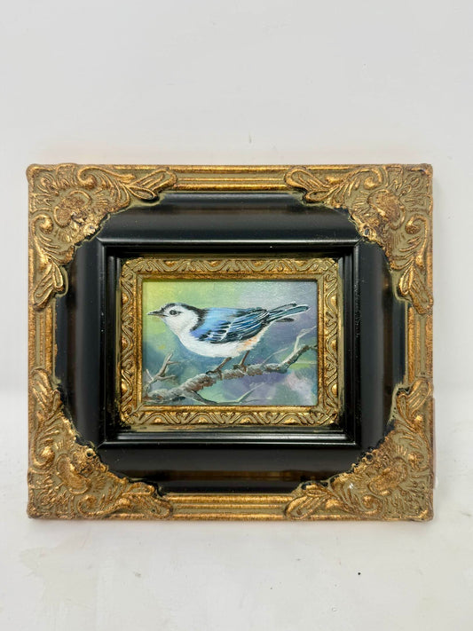 Blue Woodland Bird