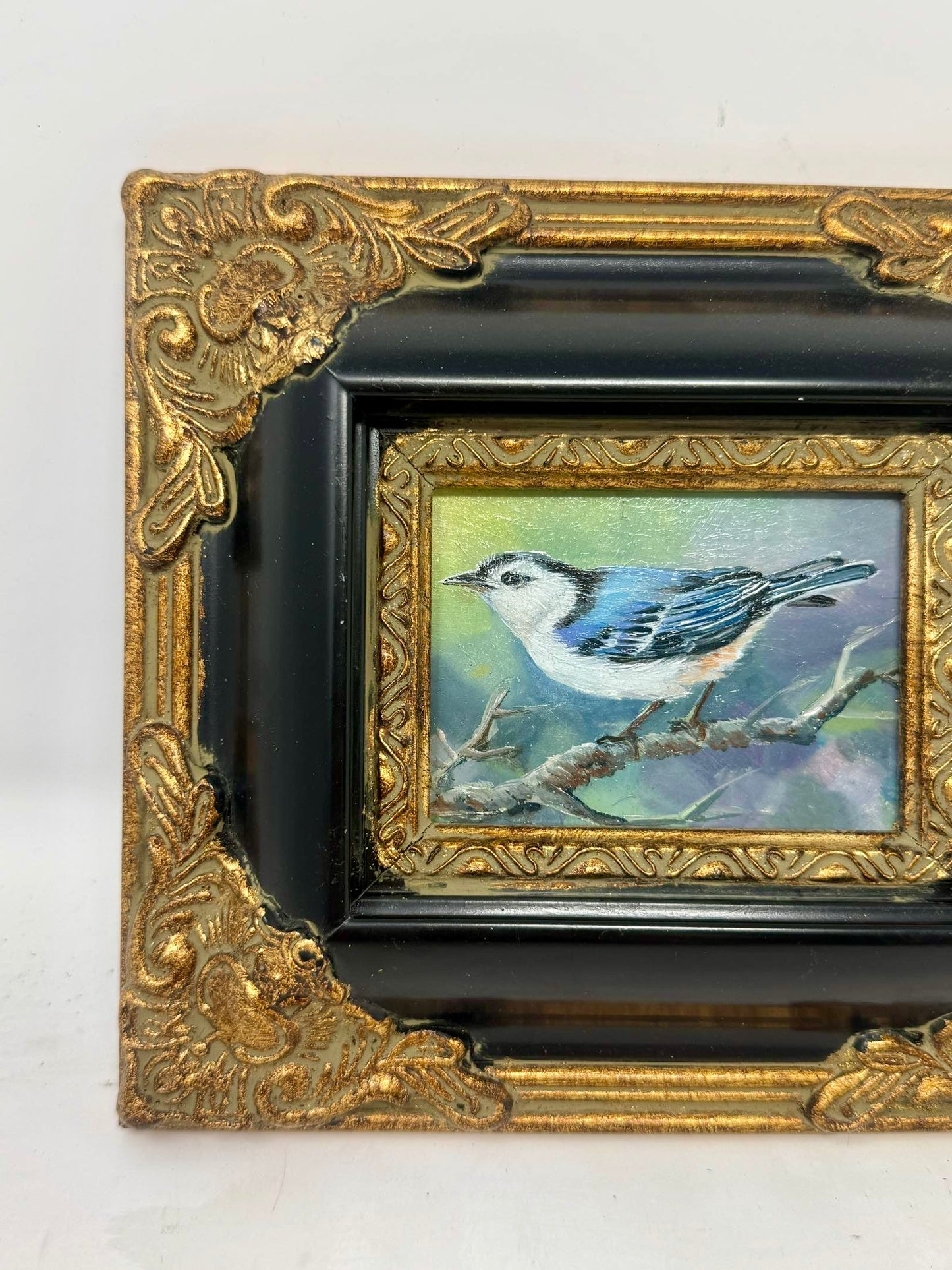 Blue Woodland Bird