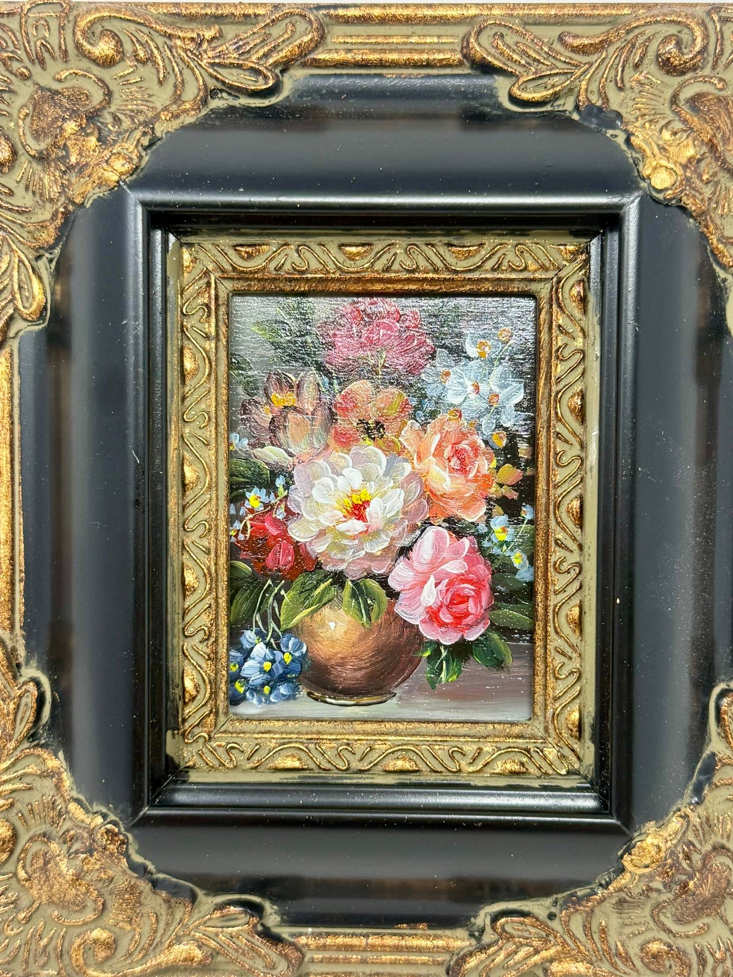 Vase of Soft Blooms