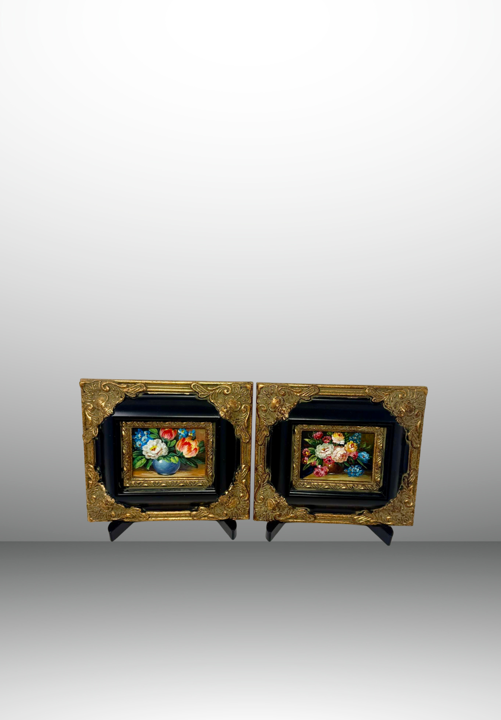 Petite Floral Still Life Oil Paintings