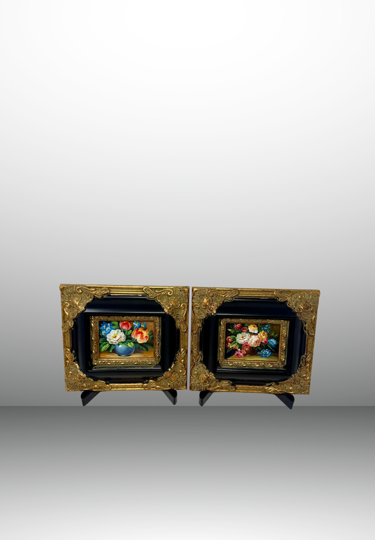 Petite Floral Still Life Oil Paintings