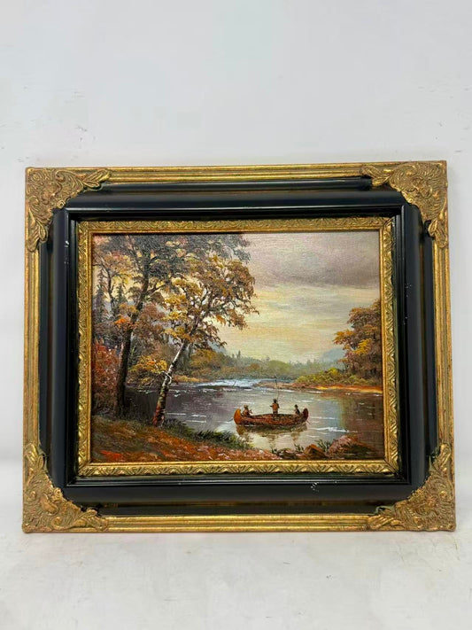 Autumn River Reverie | Framed Oil Painting