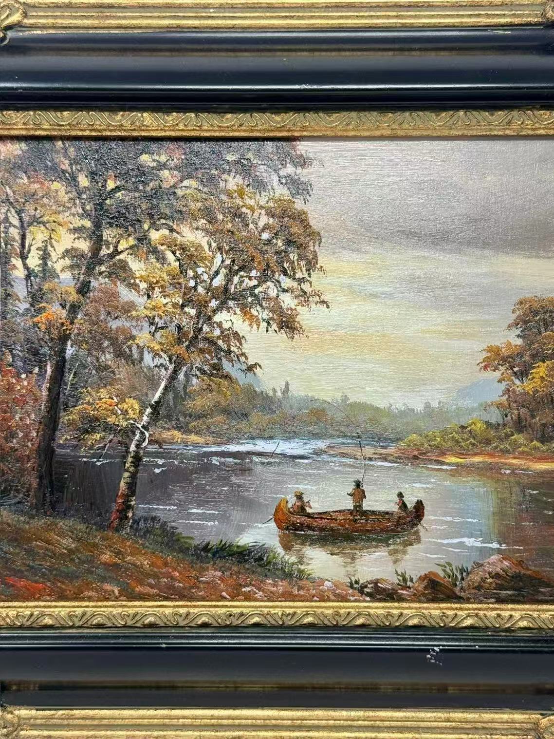 Autumn River Reverie | Framed Oil Painting