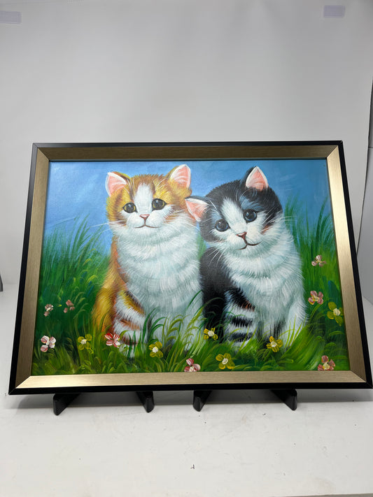 Cat Pair Duo 17x13