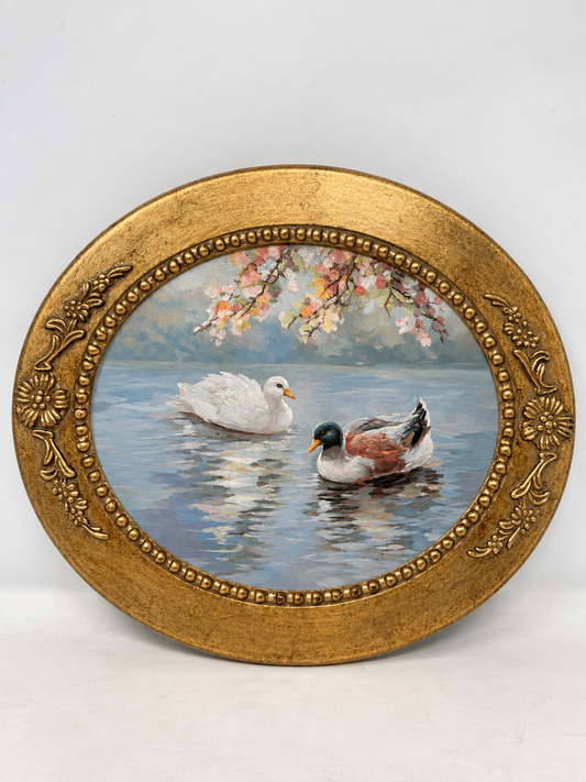 Quiet Waters | Framed Duck Oil Painting